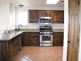installation of cabinets, counter tops( including granite)